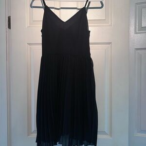 Elegant Black Spaghetti Strap Dress